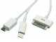 3IN1 USB Cable for iphone 5&4&4S&ipad 2&5 PIN Micro USB Sync Data Cable For Samsung